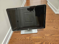 22 inch HP monitor with usb ports. Can rotate vertical.