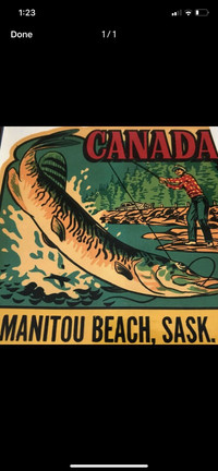 MANITOU BEACH & WATROUS Saskatchewan stuff WANTED!!!