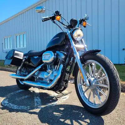 Selling My Girlfriend Sportser -Clean Bike -Fuel Injection -Viking Saddle Bags -8 Inch Mini Apes Han...