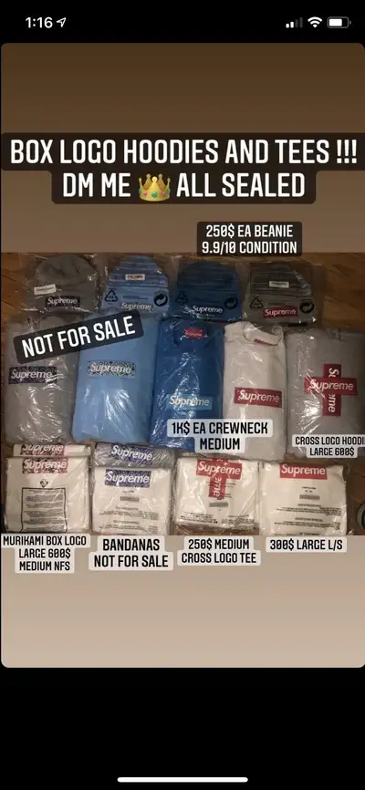 Supreme box logo collection! 100% Authentic , View more