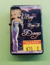 Betty Boop zippo-style lighters