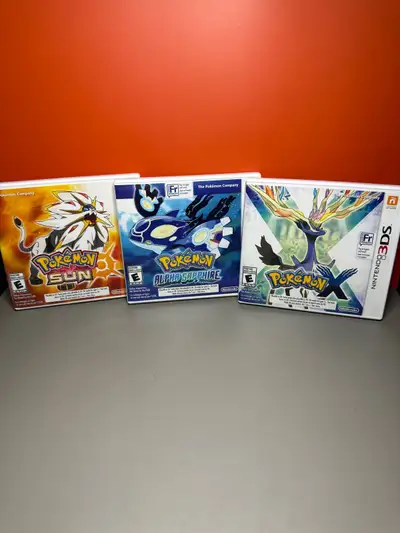 Pokemon 3DS Games For Sale!, View more