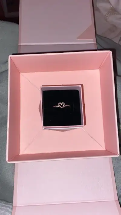 Pandora Promise Ring (rose gold size 6.5), View more