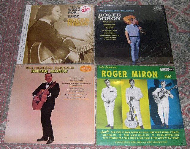 Roger Miron - 4XLP dans CD, DVD et Blu-ray  à Ville de Montréal