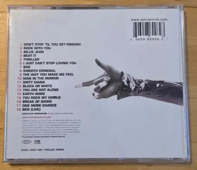 Michael Jackson Number Ones CD63815756840067122