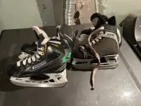 Bauer and Ccm skates youth 11
