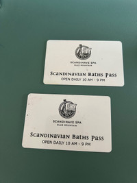 Scandinave Spa Blue Mountain gift cards - worth $113