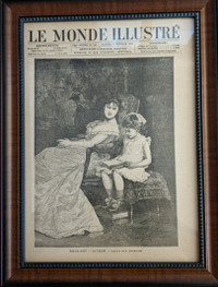 LE MONDE  ILLUSTRÉ (PAGE COUVERTURE 1889)