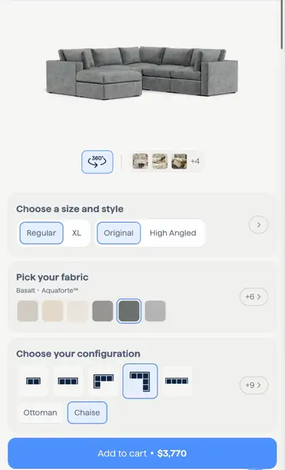  brand new couch never used for sale Cellio collection , View more