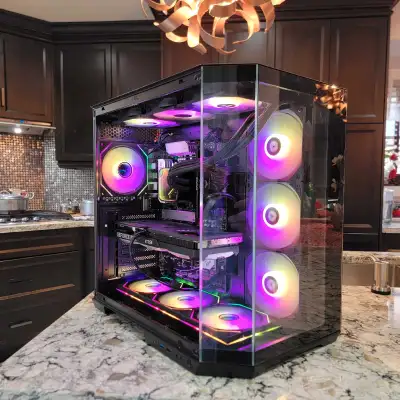 BRAND NEW -- Desktop Powered By : - GPU: MSI GeForce RTX 5060 Ti 8GB GDDR7 - CPU: Ryzen 7 7700x 4.50...