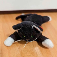 Small Black Stuffed Cat TY Toy