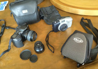 Minolta Maxxum 400si SLR, Kodak KB Zoom 35 MM
