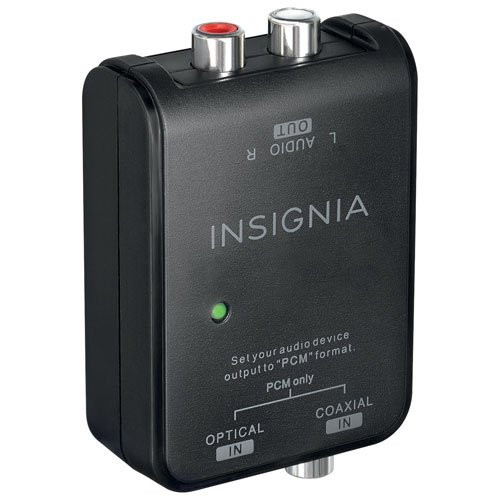 Insignia: Optical/Coaxial Digital-to-Analog Converter - Black in General Electronics in Burnaby/New Westminster - Image 3
