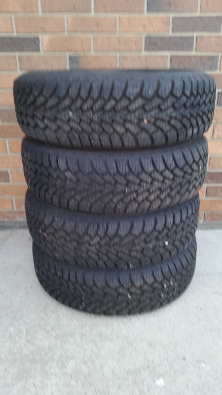 Set of four 195/70/R14 Good Year Nordic Winter tires. in Tires & Rims in Edmonton - Image 2