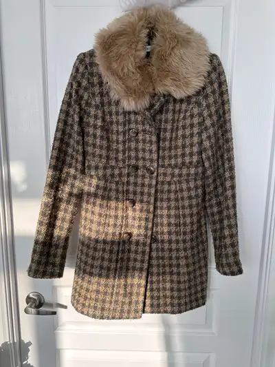 Ricki’s beige and sage green coat jacket , View more