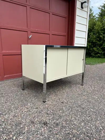 Vintage Metal Cabinet., View more