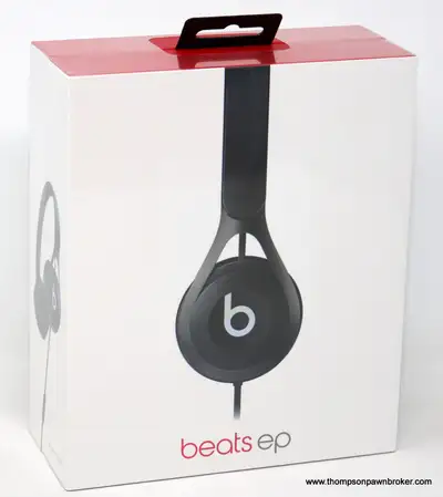 BEATS EP BLACK ML992LL/A HEADPHONES & BOX (NEW), View more