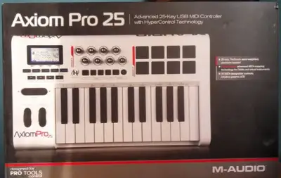 "Axiom Pro 25"  25 key midi controller, View more