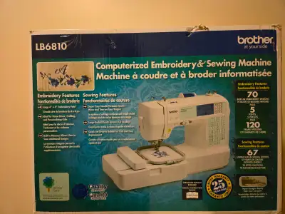 Brother LB6810 Computerized Embroidery & Sewing Machine, View more