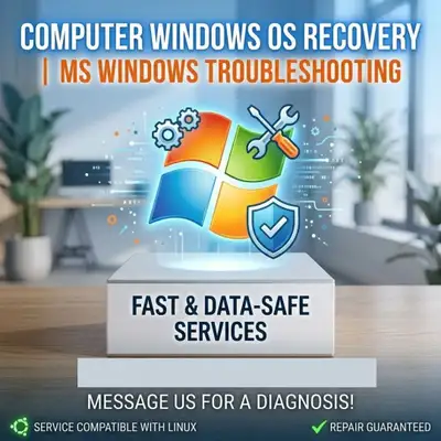 Computer Windows OS Recovery | MS Windows Troubleshooting, View more