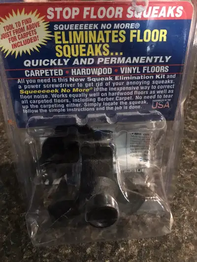 Special tool and screws for Fixing squeaky floor, View more