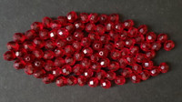 95 Ruby Red Beads + 44 Multicolor For Jewelry / Crafts