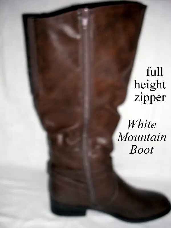 White Mountain knee hi boots, 9M-WC, brown, new, never worn in Women's - Shoes in City of Toronto - Image 3