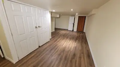 Newly renovated basement bachelor suite for rent. Located in a quiet neighborhood, walking distance...