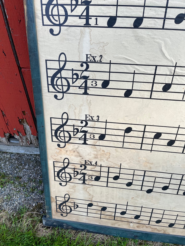 Very large antique musical sign  in Arts & Collectibles in St. Catharines - Image 3