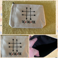 “TIC, TAC, TOE” – Travel Makeup Bag