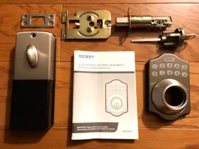 EZ SET ELECTRONIC DEADBOLT LOCK, View more