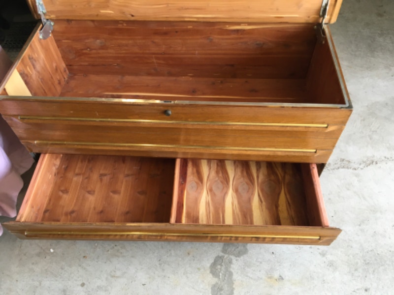Cedar chest Eatonia Red Seal Honderich furniture Co. Multiitem