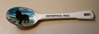 Vintage Rare Stephenville, NFLD Canada Souvenir Porcelain Spoon