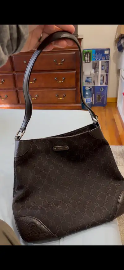 Authentic  Gucci brown bag  , View more
