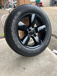 New dodge ram rims tires