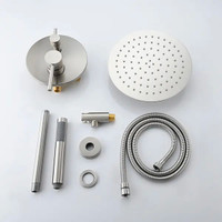 Homelody Shower System With 10 inch Round Rain Shower Head And H
