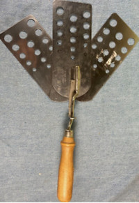 Vintage fan expanding spatula