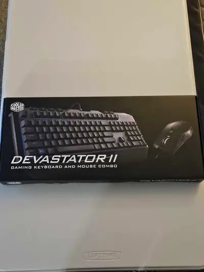 Cooler Master Gaming Keyboard and Mouse Combo New Open Box, View more