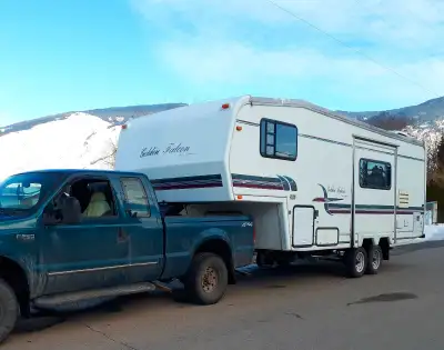 I am selling a Golden Falcon 5th wheel that is perfect for your next road trip or camping adventure....
