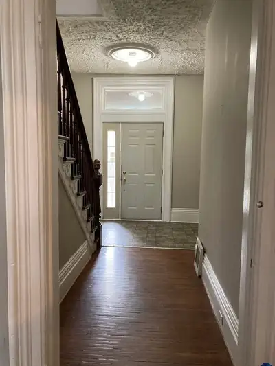 Good-sized room with a large closet in a house shared by indian students and young working professio...