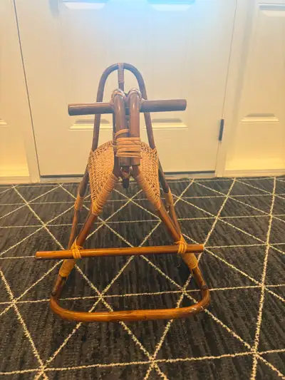 Wicker/ Rattan Rocking Horse, View more