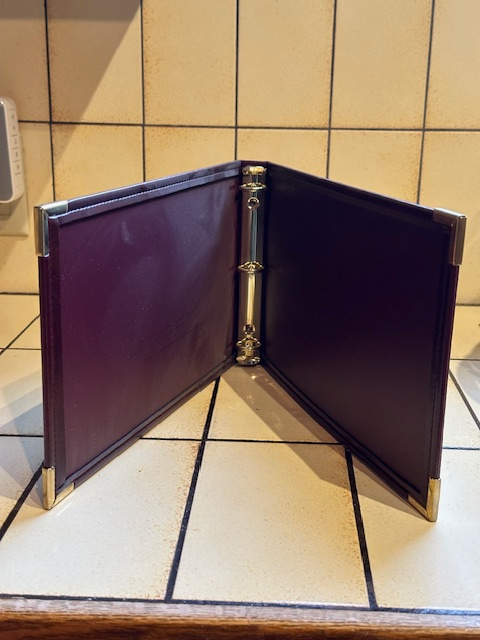 3 Ring business cheque book