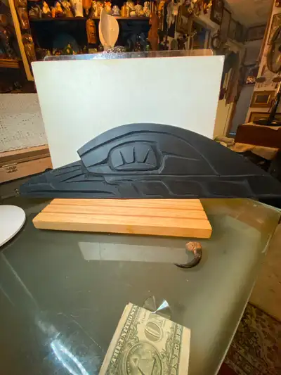 First Native Hand Carved Art Wood