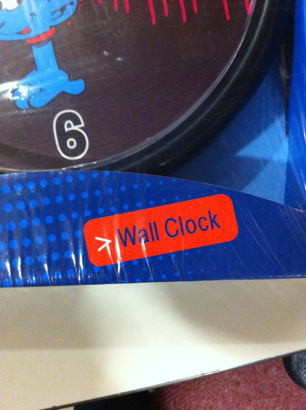 Smurfs - New Smurf Wall Clock (2012) in Arts & Collectibles in Ottawa - Image 3