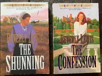 2 Beverly Lewis books -The Shunning and The Confession