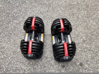 Bowflex Selecttech 552 Adjustable Dumbbells to 52.5lbs weights, View more