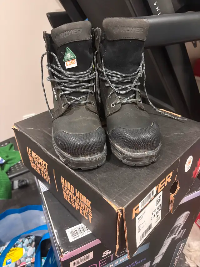 Royer Steel toe work shoe size 7.563251762206721123