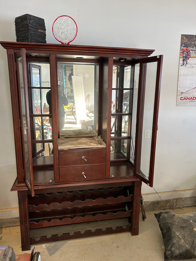 Storage/Display/Liquor Cabinet in Hutches & Display Cabinets in St. Albert