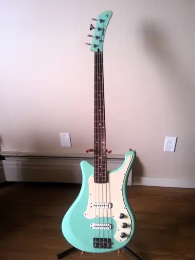 Yamaha SBV-500 Sonic Blue Flying Samurai Bass w/ Gig Bag, View more