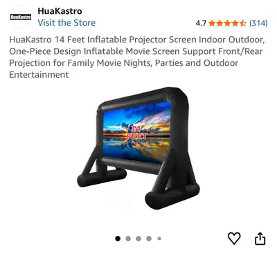 HuaKastro Inflatable movie screen , View more